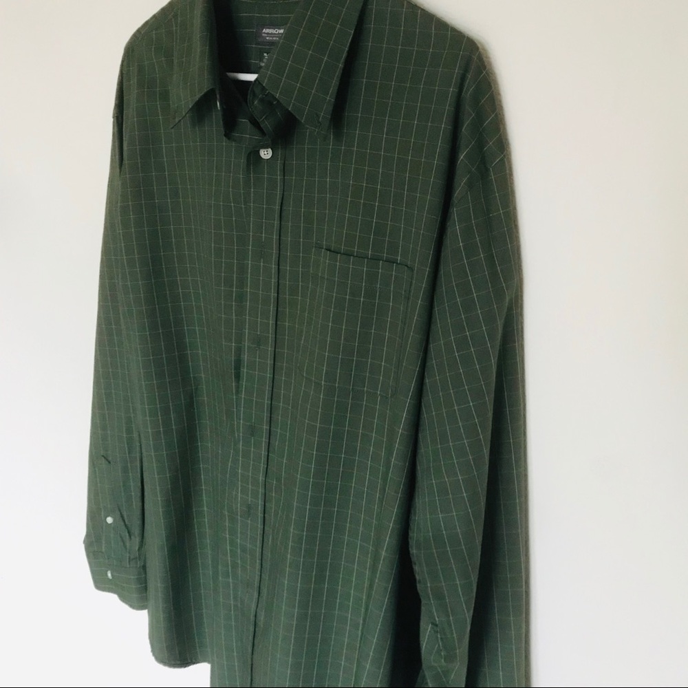 Mens Arrow Brand Shirt Size XL 17 - 17 1/2